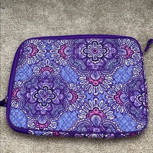 Vera Bradley Lilac Tapestry Laptop Sleeve